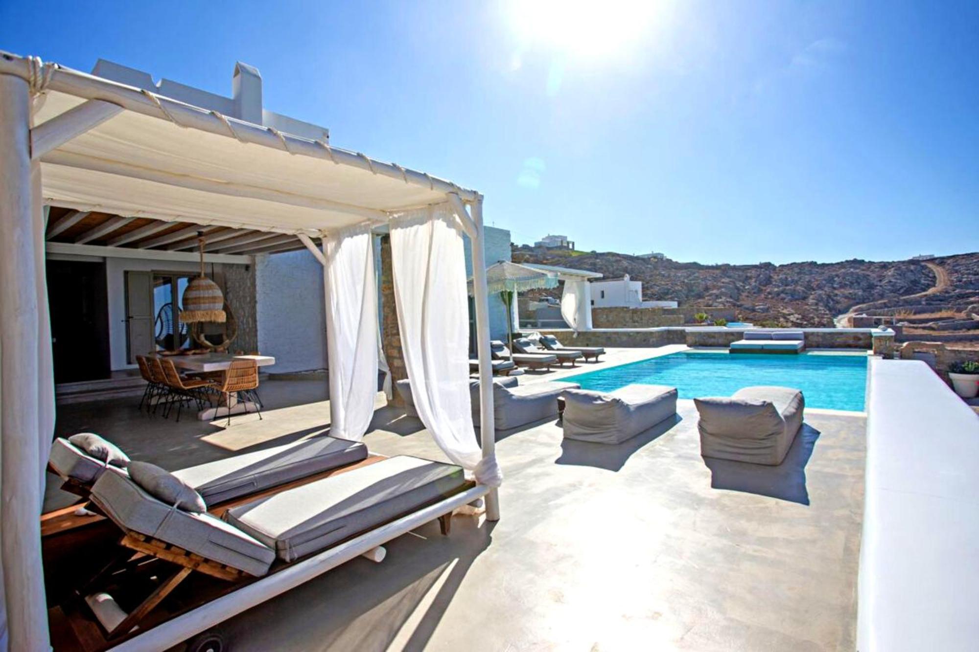 Villa Panamera Mykonos, Private Heaven, Supreme View! Fanari  ภายนอก รูปภาพ