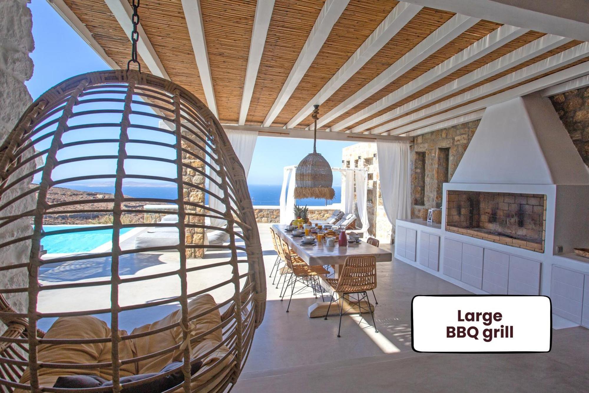 Villa Panamera Mykonos, Private Heaven, Supreme View! Fanari  ภายนอก รูปภาพ