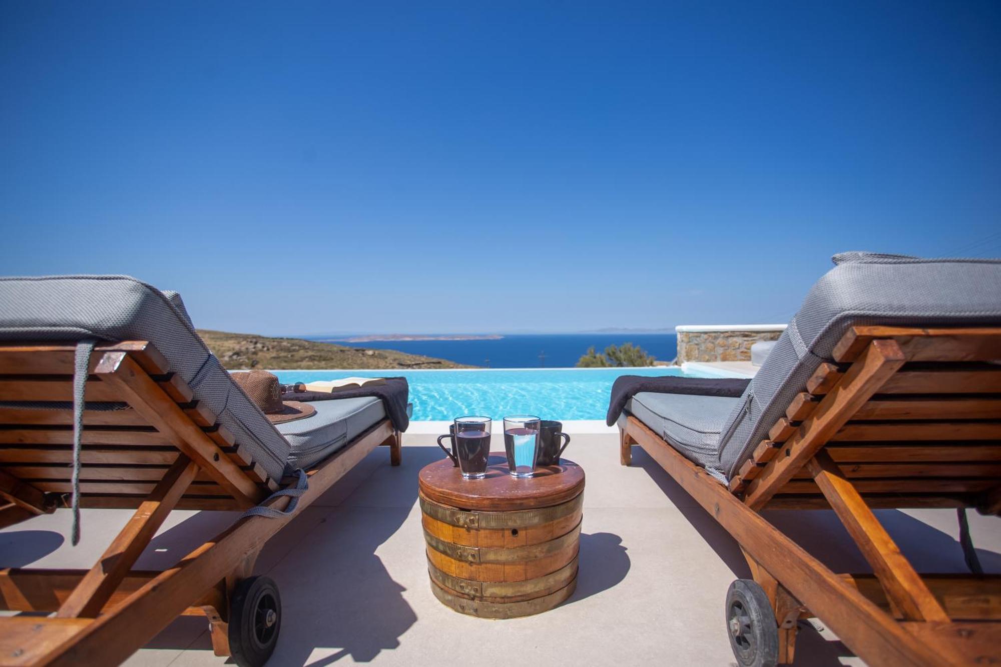 Villa Panamera Mykonos, Private Heaven, Supreme View! Fanari  ภายนอก รูปภาพ